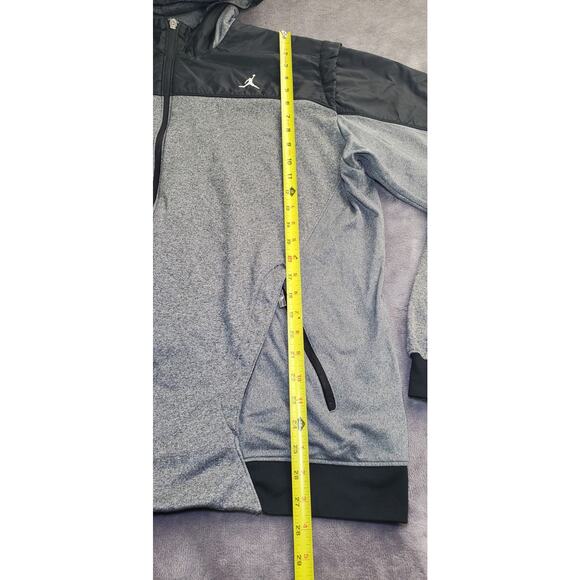 Jordan x Chris Paul Sz XXL CP3 Men's Hoodie Jacket Full Zip Gray Black C21-25 - Picture 2 of 9